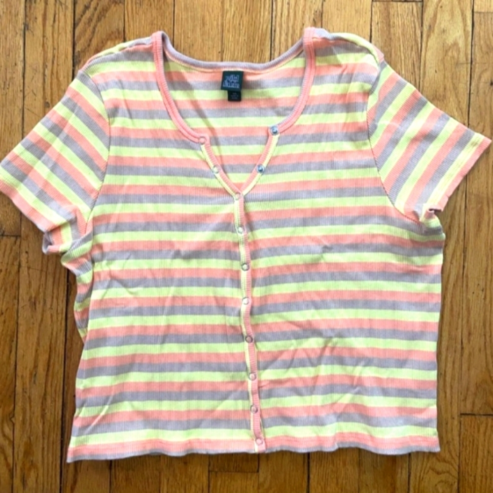 wild fable Ribbed Crop Top